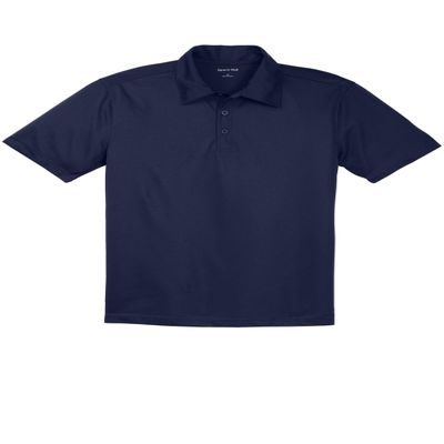 SPORT-TEK Unisex PosiCharge Active Textured Polo True Navy