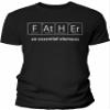 Father an Essential Element - Science Dad Shirt for Men - F/Black-2X view 1