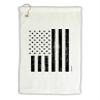 TOOLOUD Stamp Style American Flag - Distressed Micro Terry Gromet Golf Towel 16 x 25 inch view 1