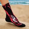 Sand Socks Red Lightning Large view 2