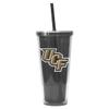 NCAA Central Florida Knights Color Inner Wall Straw Tumbler, 22-ounce view 1