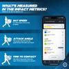 Blast Motion Baseball Swing Analyzer - Improve Your Swing at Every Level - Batting Trainer - Real-time Feedback, Swing Metrics, Video Capture Highlights, Track Performance (GEN3 Sensor) view 4