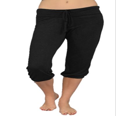 Monag Women's Crop Pants X-Large Black