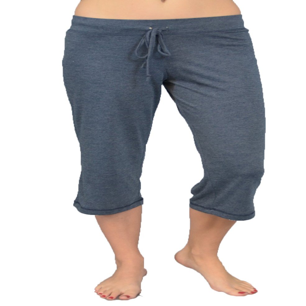 Monag Women's Crop Pants X-Large Heather Navy