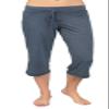 Monag Women's Crop Pants X-Large Heather Navy view 1