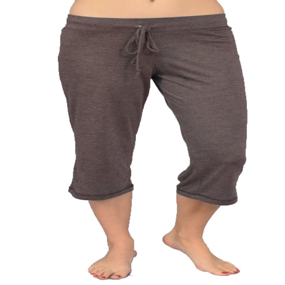 Monag Women's Crop Pants X-Large Heather Chocolate