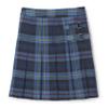 French Toast Girls' Adjustable Waist Plaid 2-Tab Scooter, Blue & Red Plaid, 14 view 1