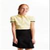 French Toast Girls' Adjustable Waist Front Tab Pleated Skirt, Black, 10 view 2
