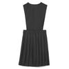 French Toast Girls' V-Neck Pleated Jumper, Black, 7 view 2