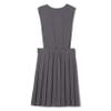 French Toast Girls' V-Neck Pleated Jumper, Heather Gray, 14 view 2