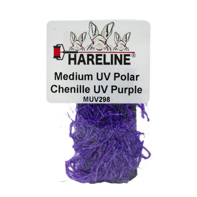 Hareline Dubbin Medium UV Polar Chenille (UV Purple)