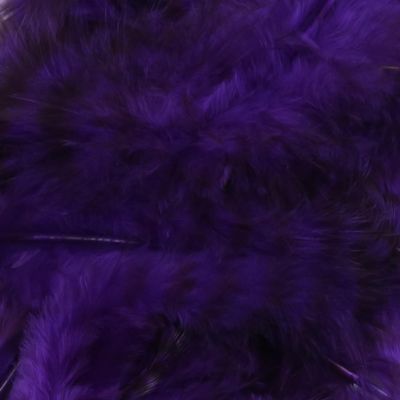 Hareline Fly Tying Grizzly Soft Hackle - Purple