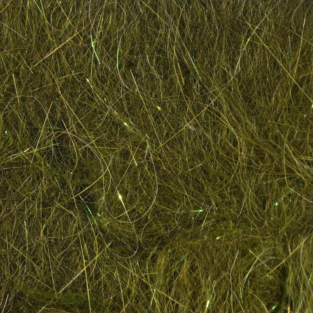Hareline Fly Tying Krystal Dub Olive Brown #265