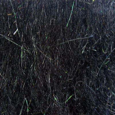 Hareline Fly Tying Krystal Dub Black #11