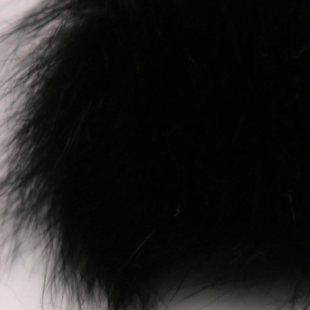 Hareline Fly Tying Ozzie Possum Fur Piece - Black