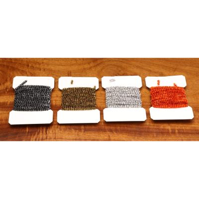 Hareline Fly Tying Speckled Chenille-Copper/Black
