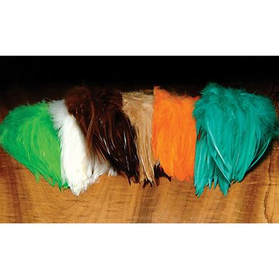 Hareline Dyed Strung Chinese Saddle Hackle Gray