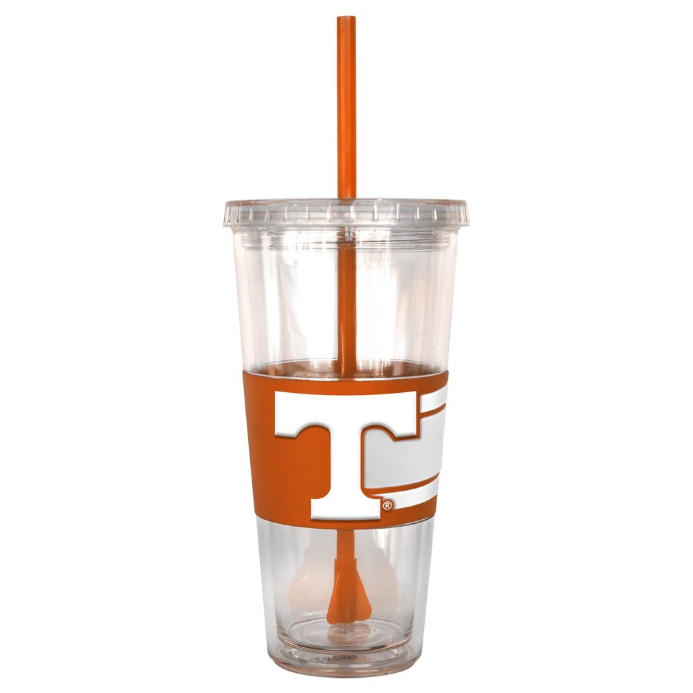 NCAA Tennessee Volunteers Hype Straw Tumbler, 22-ounce