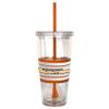 NCAA Tennessee Volunteers Hype Straw Tumbler, 22-ounce view 2