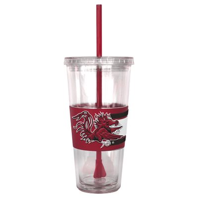 NCAA South Carolina Fighting Gamecocks Hype Straw Tumbler, 22-ounce