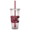 NCAA South Carolina Fighting Gamecocks Hype Straw Tumbler, 22-ounce view 1