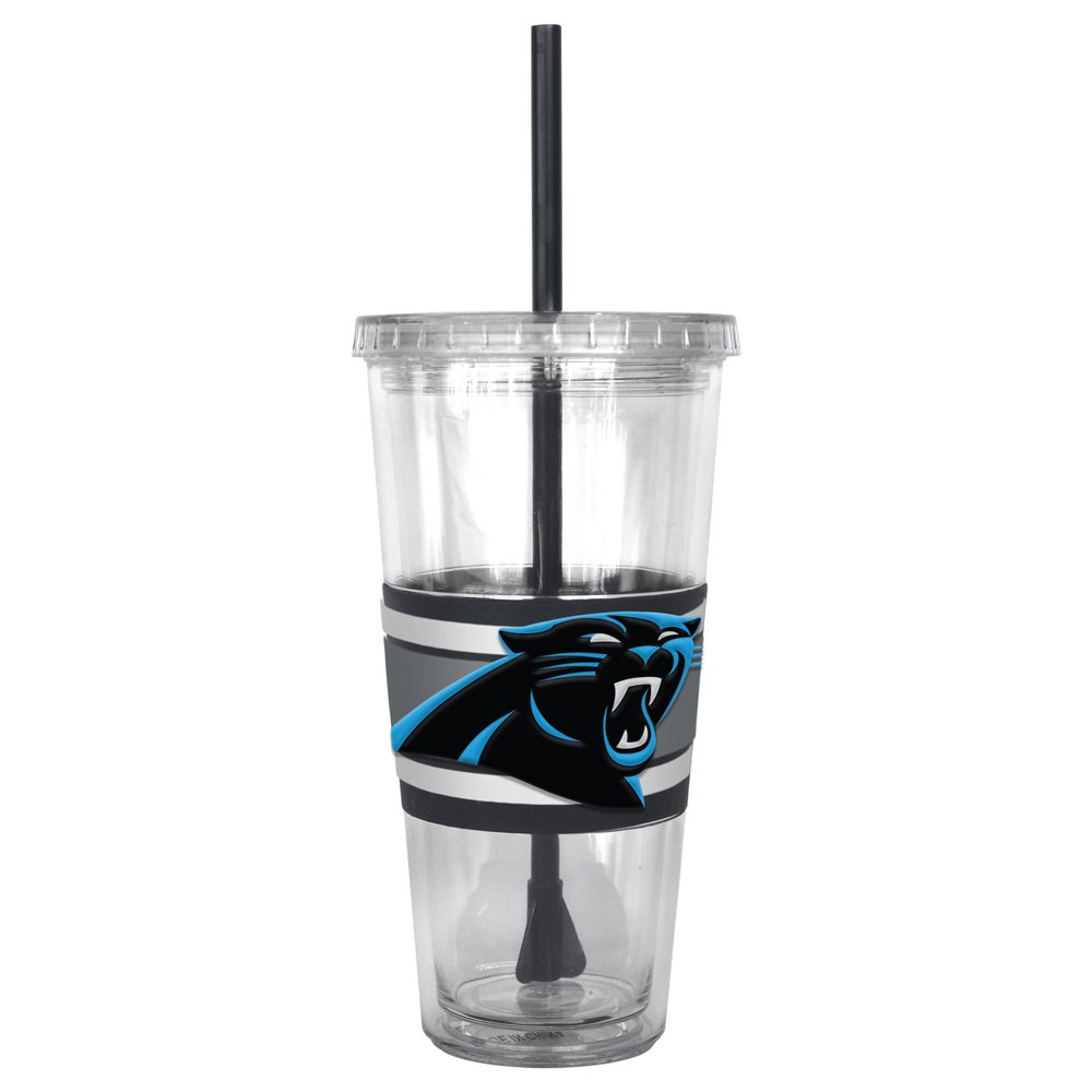 NFL Carolina Panthers Hype Straw Tumbler, 22-ounce