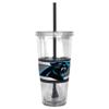 NFL Carolina Panthers Hype Straw Tumbler, 22-ounce view 1