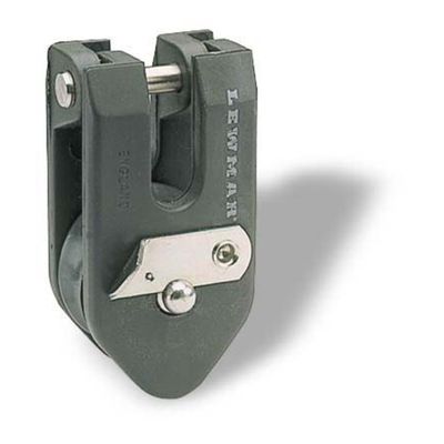 Lewmar 40MM Snatch/TWEEKER Block, Stainless Steel Strap, Glass Fiber Reinforced Cheeks, Innovative Sliding Swivel Locking Mechanism - 29900340