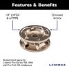 Lewmar Replacement Gypsy RC 1/4" (1/4" G4, 6/7 mm) with Chromed Bronze Construction for Pro-Series 700/1000, Pro-Fish 700 Windlasses - 2020201015 view 2