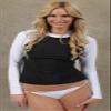 INGEAR Ladies Rash Guard Long Sleeve Surf Shirt Swimwear (Large, Black/White) view 3