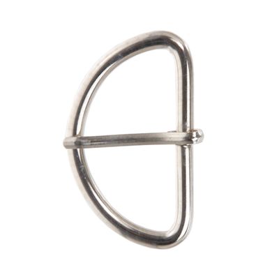 2''(50mm) Single Prong Horseshoe Belt Buckle Color: Silver