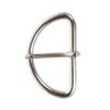 2''(50mm) Single Prong Horseshoe Belt Buckle Color: Silver view 1