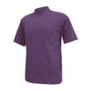 Monterey Club Men's Solid Texture Mock Shirt #3294 (Grape Soda, Large) view 1