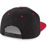 Beechfield Unisex 5 Panel Contrast Snapback Cap (One Size) (Black/Fuchsia) view 2