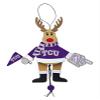 NCAA TCU Horned Frogs Wooden Cheer Ornament view 1