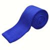 L&C Men's Fashion Tie Knit Knitted Tie Slim Skinny Woven UK Seller (Royal blue) view 2