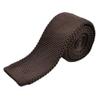 L&C Men's Fashion Tie Knit Knitted Tie Slim Skinny Woven UK Seller (Brown) view 1