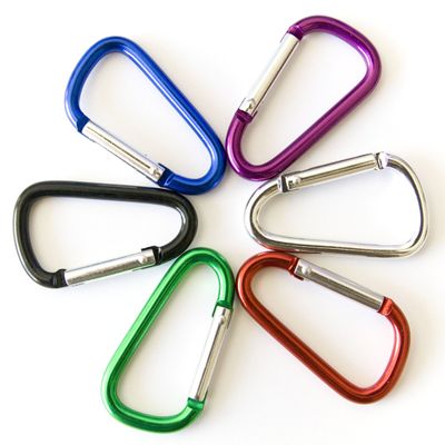 12pcs Aluminum Carabiner Clip Key Chain Key Ring 1-7/8