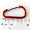 12pcs Aluminum Carabiner Clip Key Chain Key Ring 1-7/8 view 2