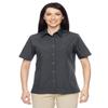 HA LAD SNAP FRONT S/S SHIRT (DARK CHARCOAL) (2XL) view 1