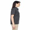 HA LAD SNAP FRONT S/S SHIRT (DARK CHARCOAL) (2XL) view 2