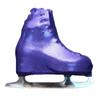 Kami-So Metallic Figure Skates Boot Covers | Hockey Skates Protection Against Scratches, Scuffs, and Dirt | Durable Ice Skating Shoes Cover | Figure Skating Accessories | Purple - Adult Size view 1