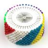 Craft Pin Wheel - 40 Pins - Ball Shaped Pin Heads. Sewing/Quilting Pins view 3