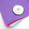 Craft Pin Wheel - 40 Pins - Ball Shaped Pin Heads. Sewing/Quilting Pins view 4