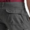 Premium Twill Cargo Short, Anthracite Twill, 32 view 4