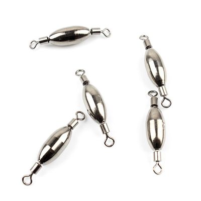 40x Fishing Swivel FY009-20 Rolling Copper Weight Cross Lock Tackle Fly Coast Lock Solid Coastlock Sea Lures