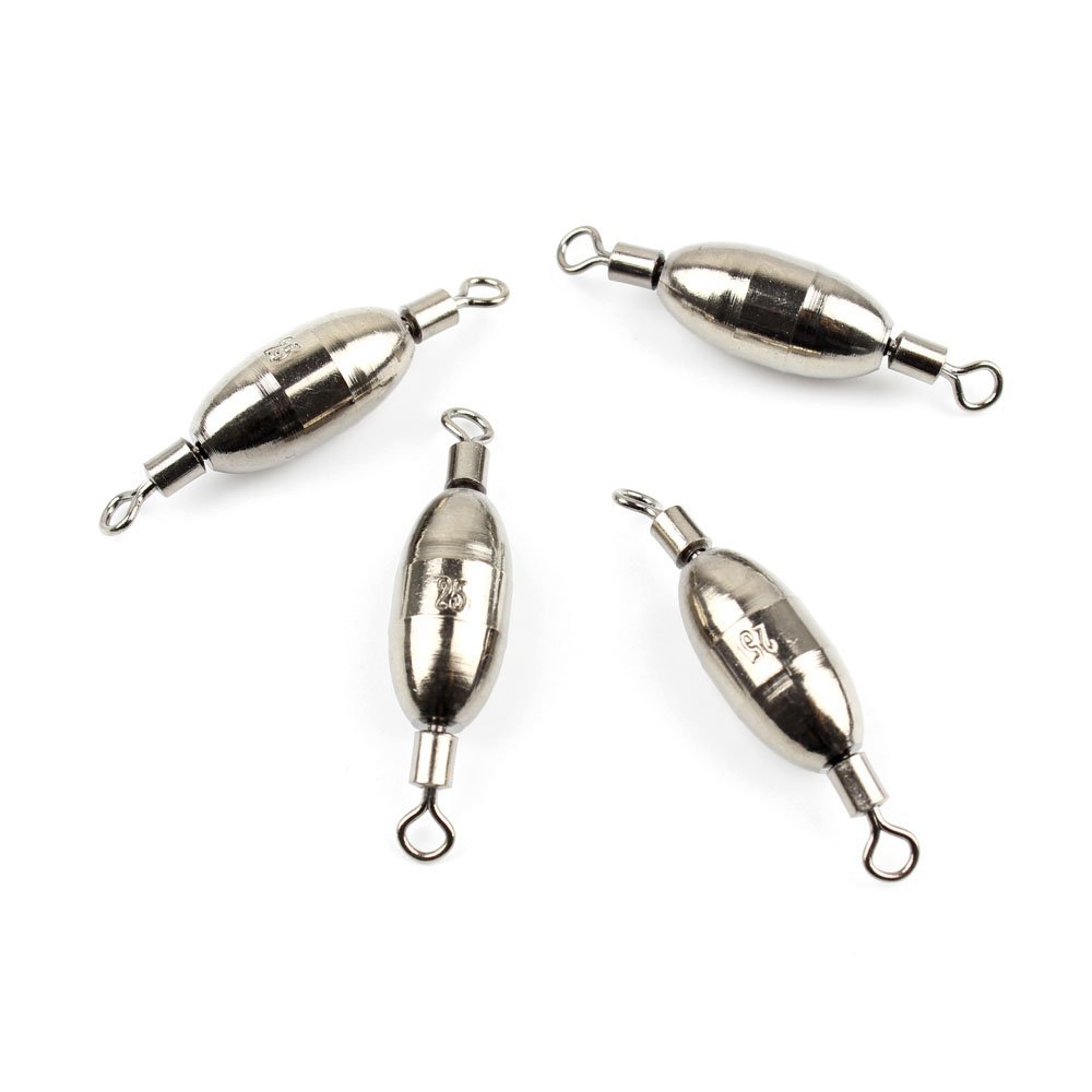 40x Fishing Swivel FY009-25 Rolling Copper Weight Cross Lock Tackle Fly Coast Lock Solid Coastlock Sea Lures
