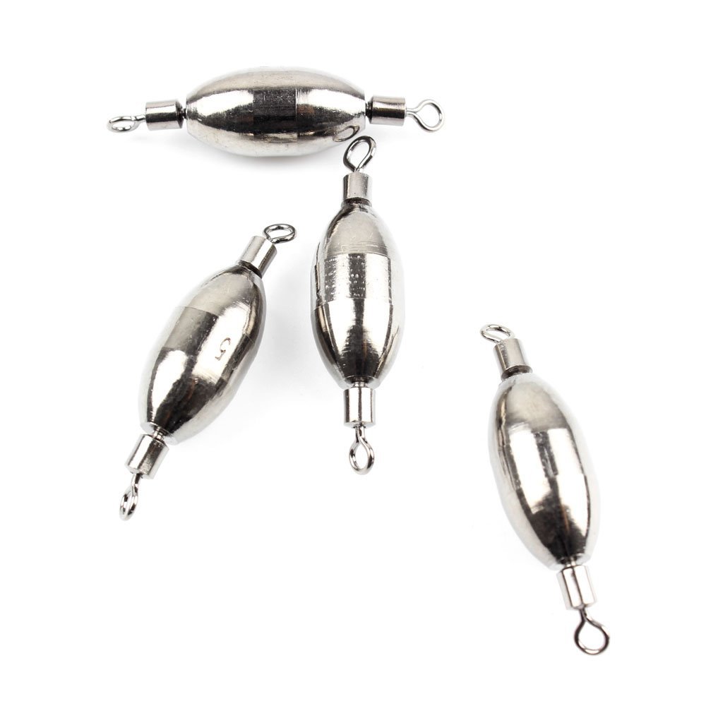 10x Fishing Swivel FY009-50 Rolling Copper Weight Cross Lock Tackle Fly Coast Lock Solid Coastlock Sea Lures