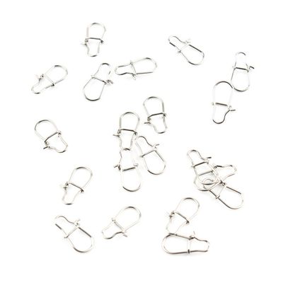 1010x Fishing Swivel FY008-0 Enhanced Snaps Test 8Kg 12MM Cross Lock Tackle Fly Coast Lock Solid Coastlock Sea Lures