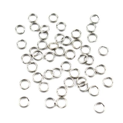 740x Fishing Swivel FY010-04 Split Rings 5.1MM Tackle Fly Coast Lock Snaps Solid Coastlock Sea Lures